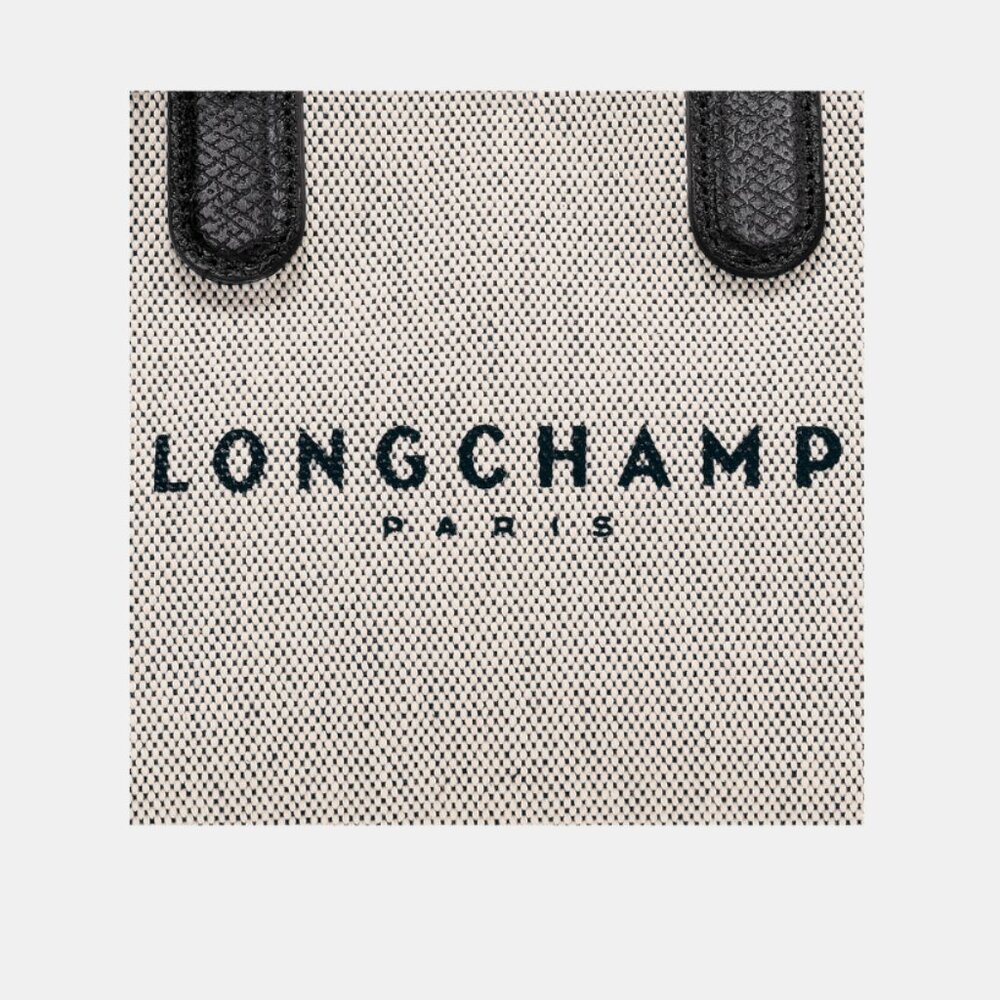 New LongChamp Essential XS Handbag Ecru Canvas Authentic - Picture 7 of 13